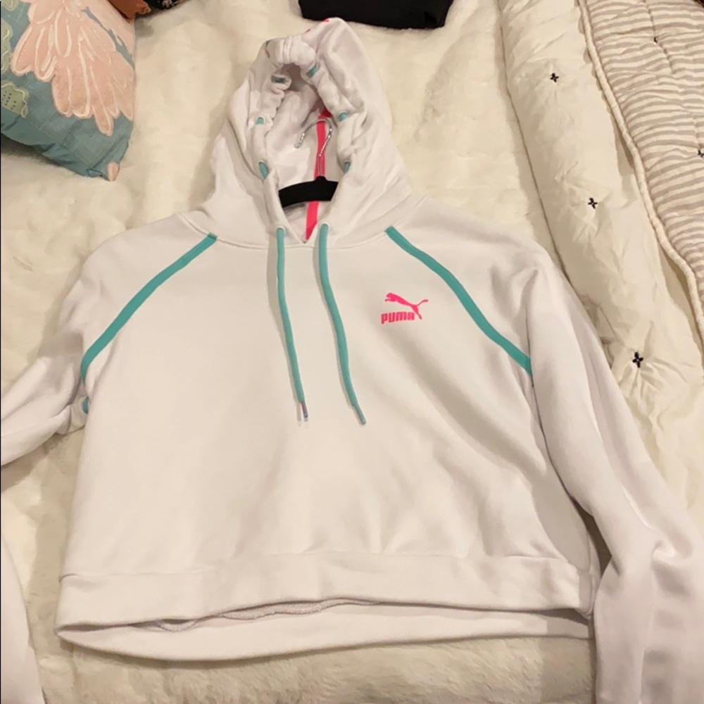 Puma cropped hoodie